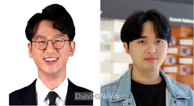금오공대 제공) 좌측부터 이은호 교수, 정동영 학생