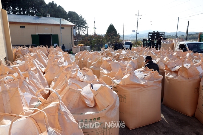 상주시, 공공비축미곡 건조벼 매입 시작