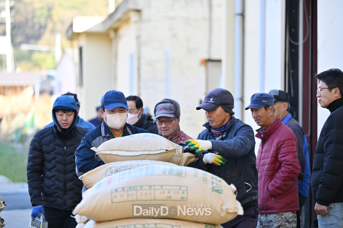 영덕군, 공공비축미곡 ‘건조벼’ 매입 시작