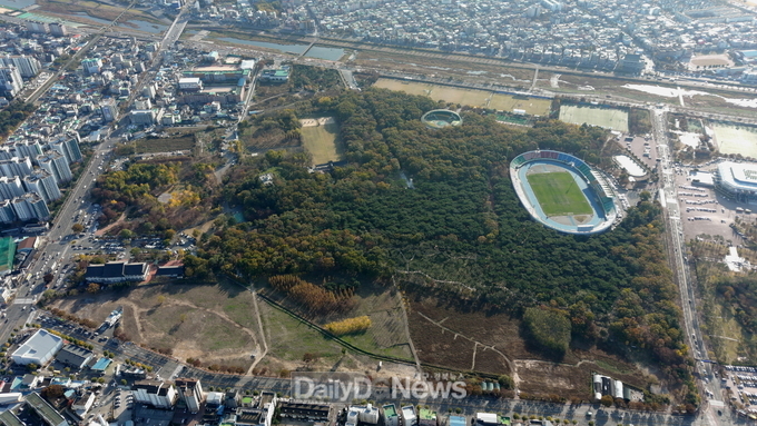 경주시 황성공원 도시바람길숲 사업 순항 중
