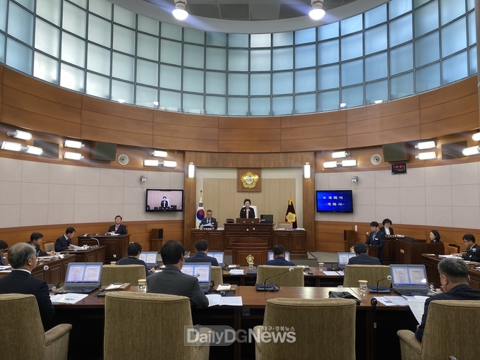 봉화군의회, 제261회 정례회 개회