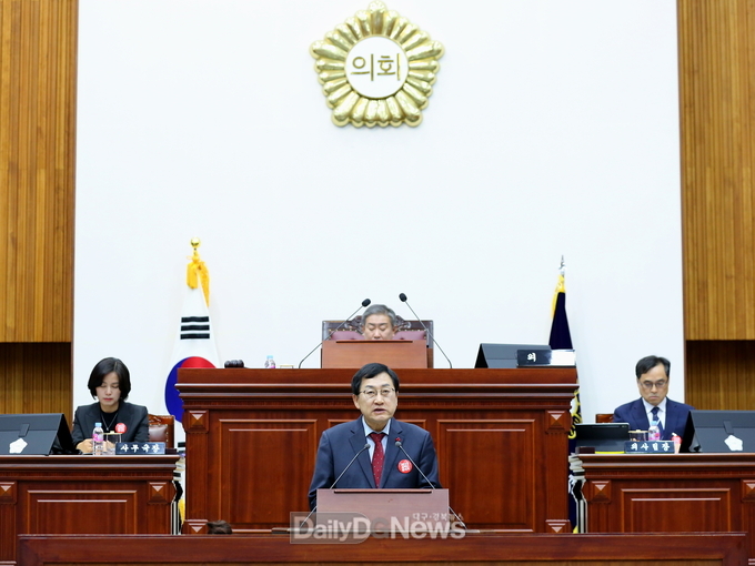 주낙영 시장 시정연설_이택상주 마음으로 힘 모으자