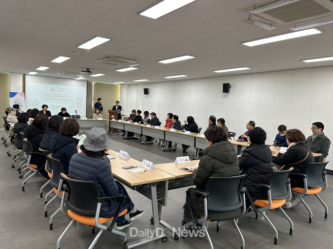 익산시 문해교육센터 관계자들 안동시 방문