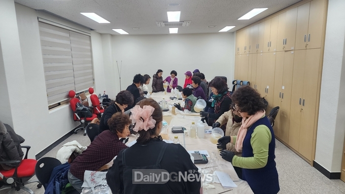 울릉군생활개선회, 친환경제품 만들기 및 힐링교육