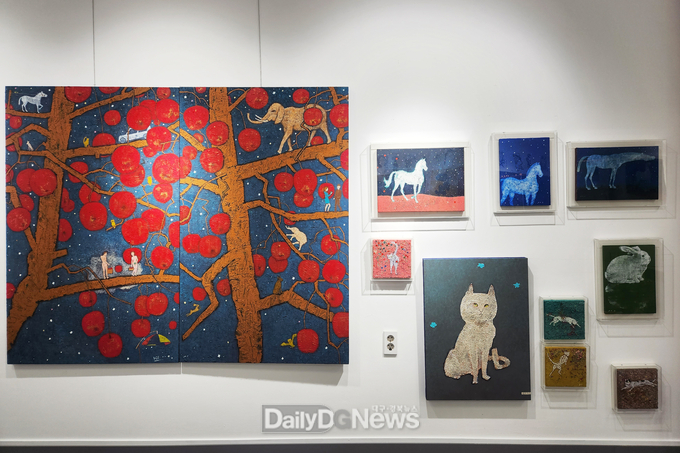 군립청송야송미술관 지역 작가 초대전시회 '재 너머 꽃에 서다' 展 개최