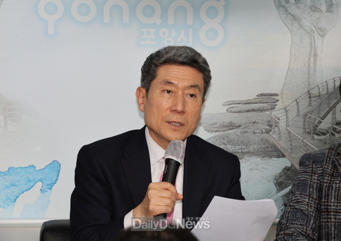 이강덕 시장, “정부가 지진 일괄배상에 대한 결단 보여달라” 강력 촉구