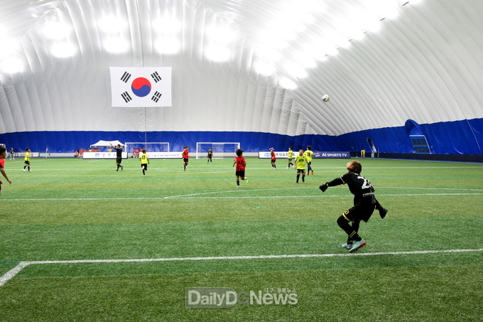 경주 스마트에어돔 축구장