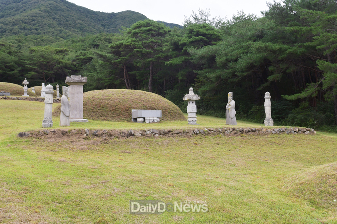 영천 정의번 시총, 경상북도 기념물 지정(시총 정면).