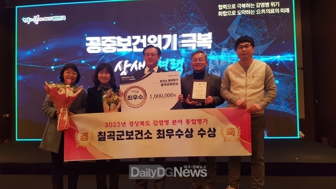 칠곡군, 경북도 감염병분야 평가‘최우수상’수상