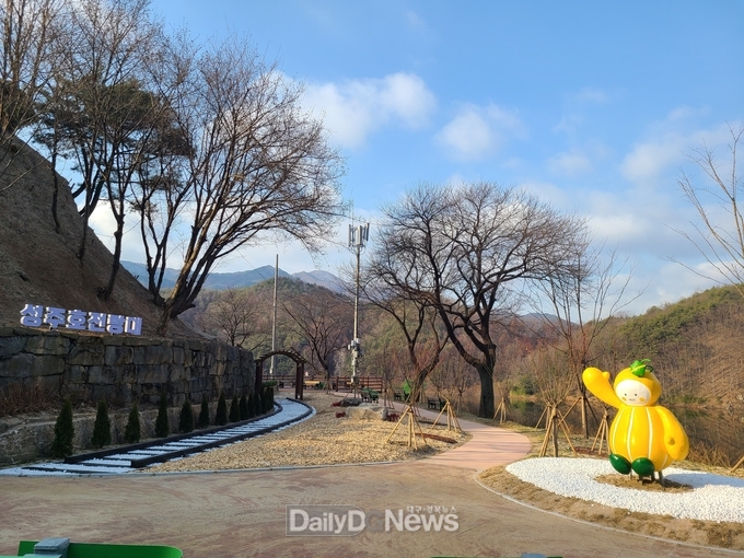 성주군, 성주호 전망대 실외정원 조성
