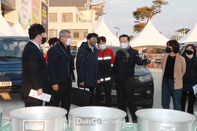 해맞이 행사장 안전점검 장면