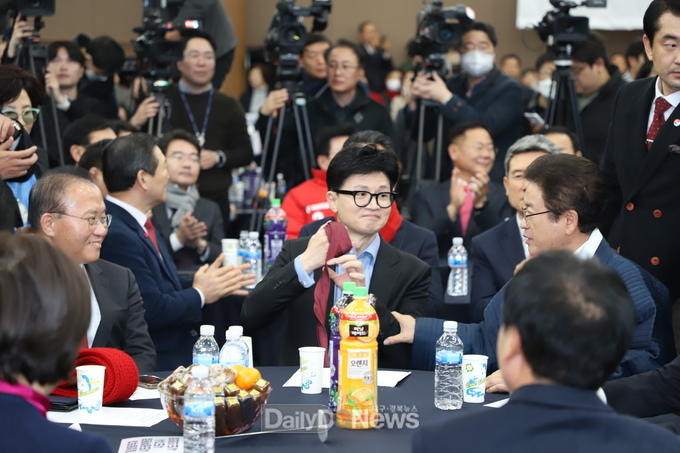 한동훈 국민의힘 비상대책위원장이 2일 국민의힘 대구경북 신년인사회에 참석하고 있다. (사진=이준호 기자)