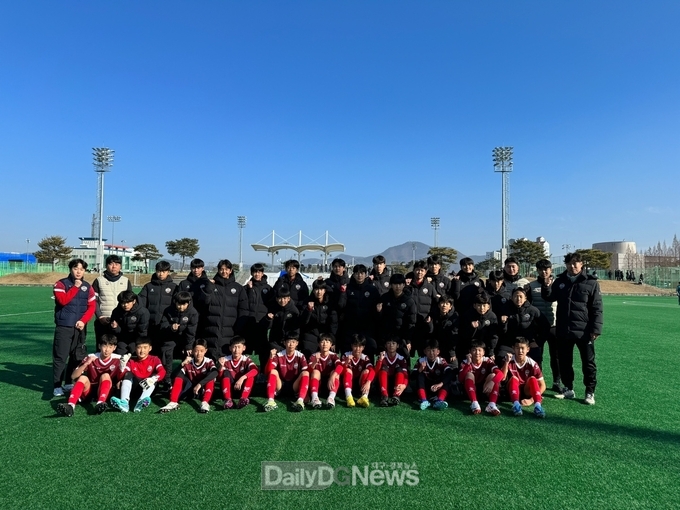 김천상무 유소년팀, 전지훈련 돌입