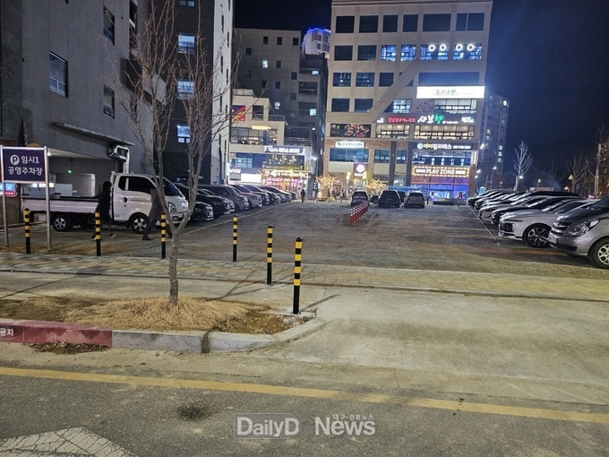 예천군, 도청 신도시 중심상가 임시공영주차장 조성