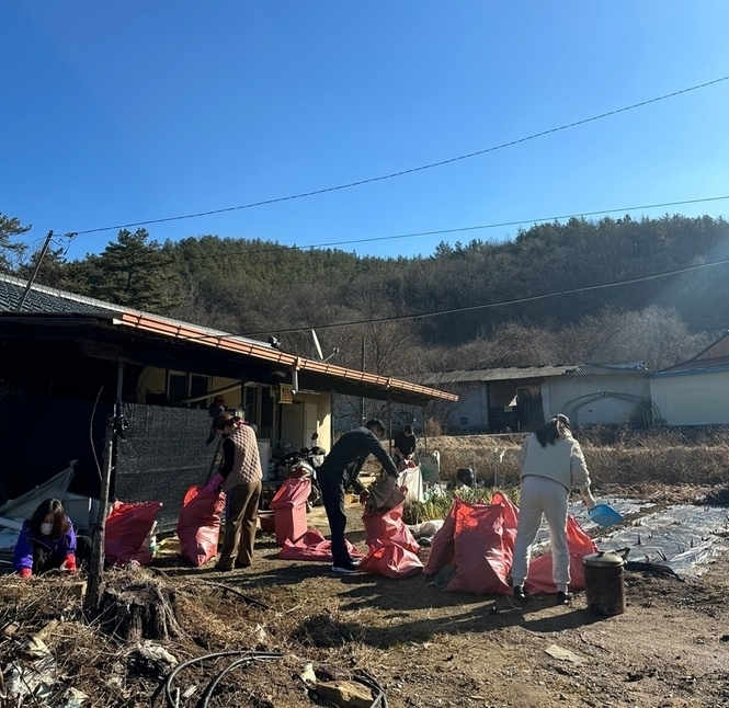 구미 봉사모, 군위군 소보면에서 봉사활동 전개