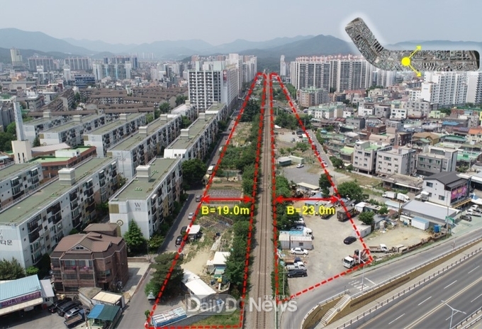 동천~황성 도시숲 조성사업 진행 중