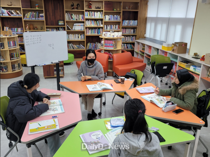 대구시교육청은 겨울방학 동안 다문화학생들의 한글 문해력을 높여 기초 학력과 학교생활 적응력을 향상시키기 위해 힘쓰고 있다. (사진=대구시교육청 제공)