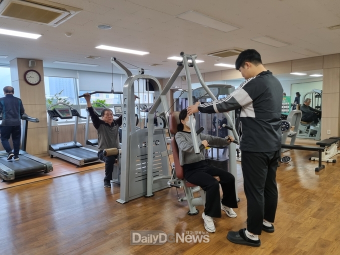 대구 남구보건소. 지역주민 건강 매니저 건강관리실 운영 모습. (사진=남구청 제공)
