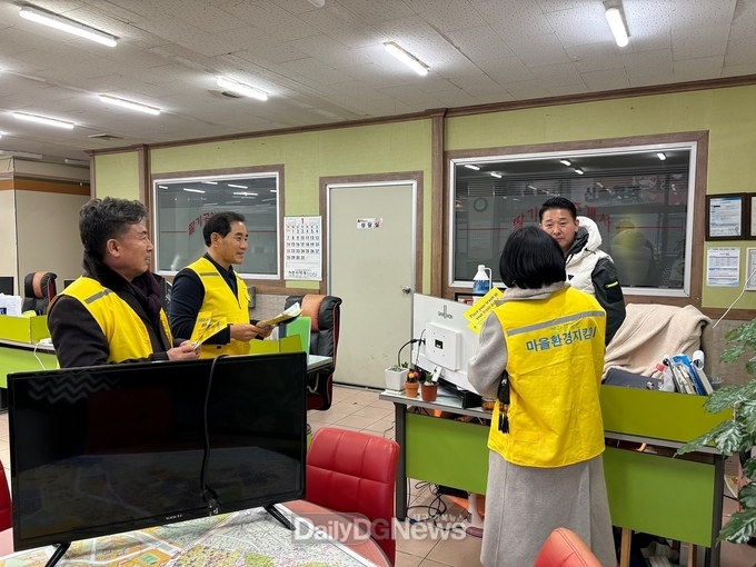 북부동에 시범 운영되는 문전수거 성공적 운영 홍보 나서