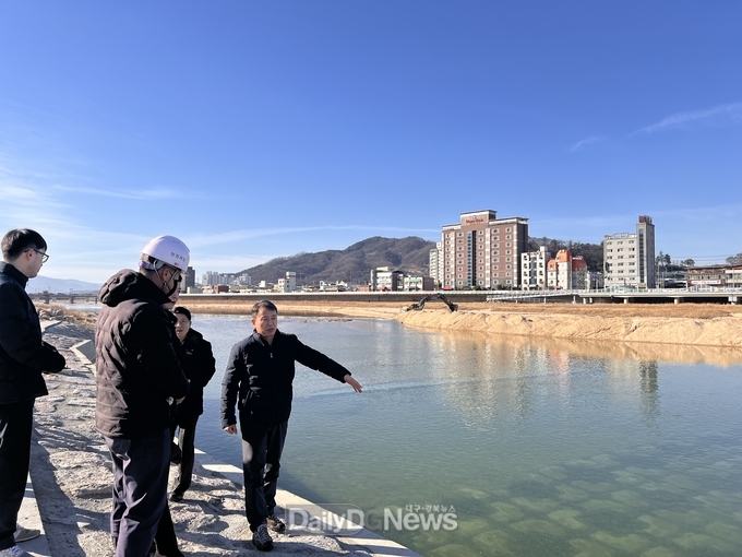 김천시 건설안전국, 현장 점검