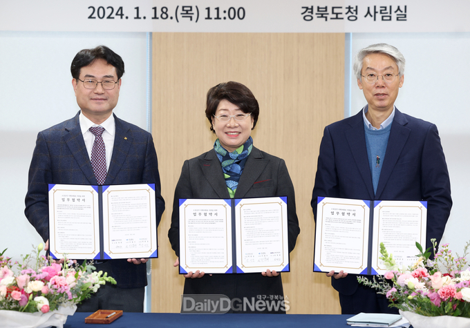 경북도-근로복지공단-경제진흥원 소상공인 사회보험료 지원 MOU 체결