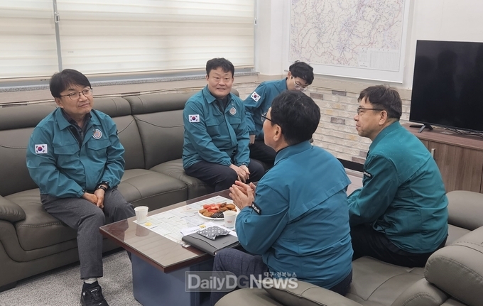 김광용 행정안전부 자연재난실장 상주시 방문
