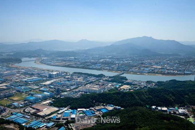 구미시내 전경