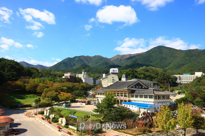 백암온천지구