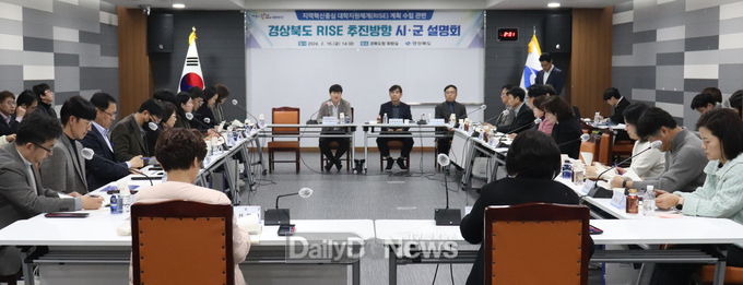 경상북도, 시군 대학담당 부서장 대상 RISE 추진방향 설명회 개최