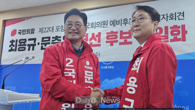 최용규·문충운, 단일 후보로 최용규 결정