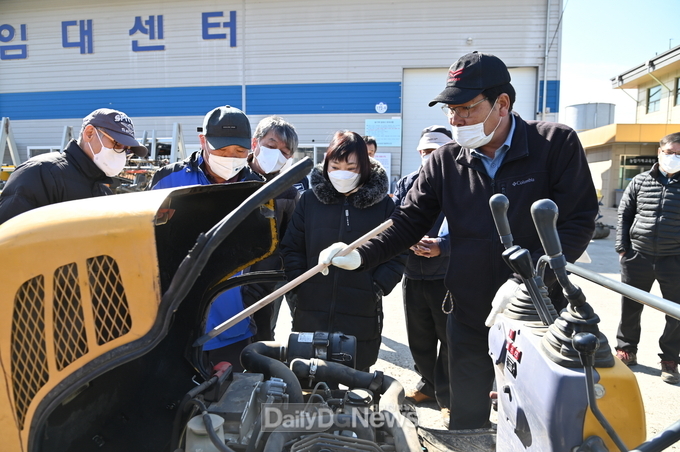청송군농업기술센터, 농기계 이론 및 실습교육 실시