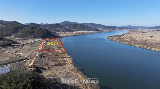 구미시, 옥성면 낙동강 둔치에 파크골프장 조성