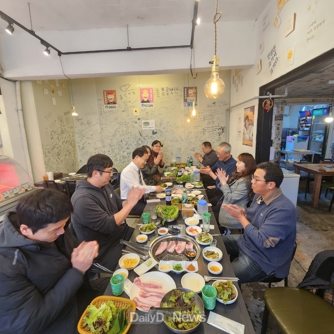경산시 남부동, 환경정화활동 및 오찬회 개최