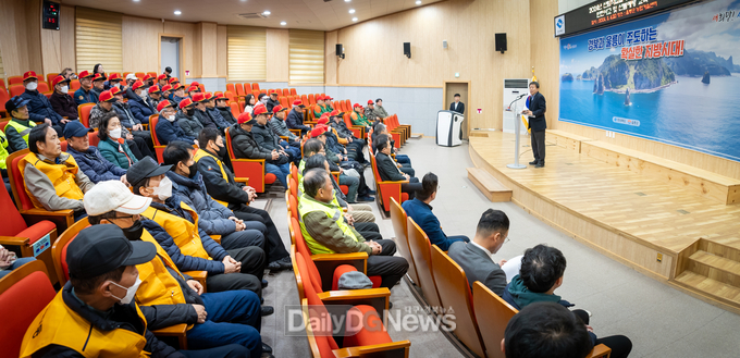 울릉군, 2024년 공공 산림일자리 발대식 개최