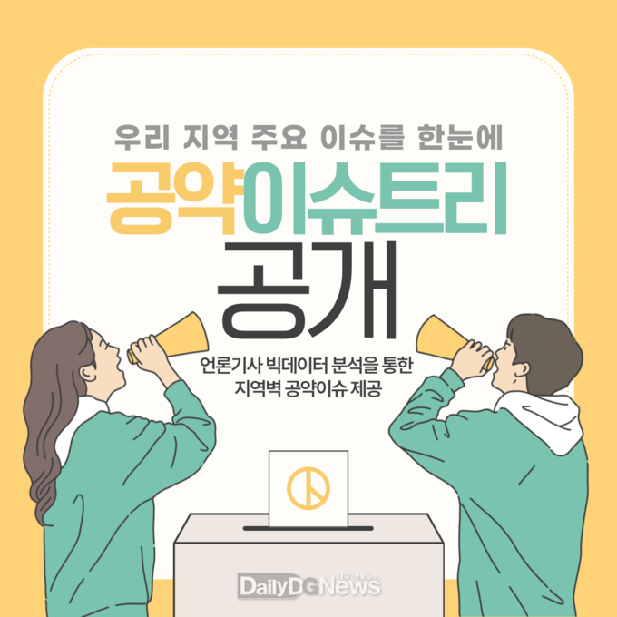 중앙선관위, 언론기사 빅데이터 분석을통한 지역별 공약이슈 제공