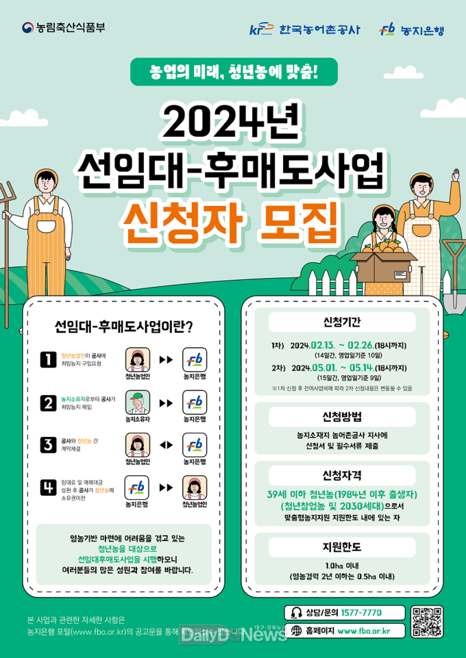 농어촌공사 의성군위지사, 선임대, 후매도사업 추진