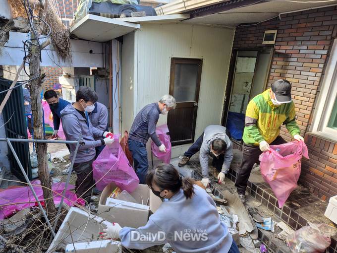 안동시 참사위봉사단, 취약계층 주거환경 봉사