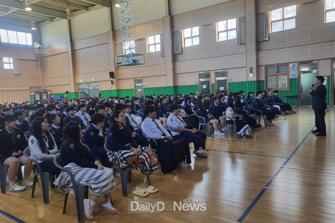  5일 영주국제조리고에서 진행된 영주시자원봉사센터 ‘찾아가는 자원봉사 교육’ 전경