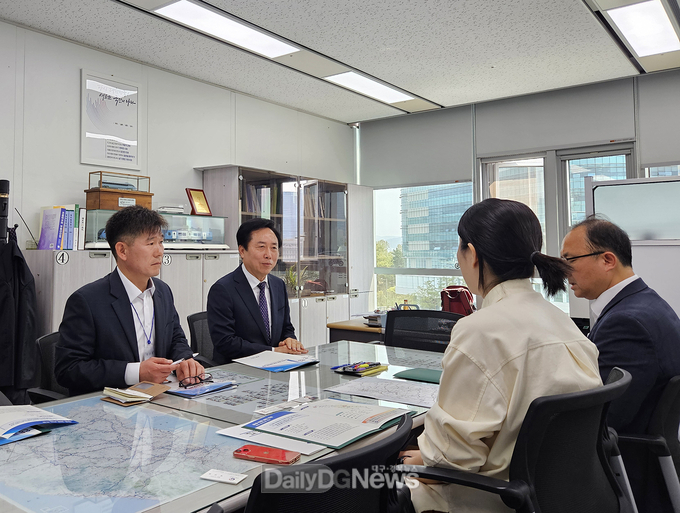 권기창 안동시장, 철도 관련 건의 위한 국토부 방문