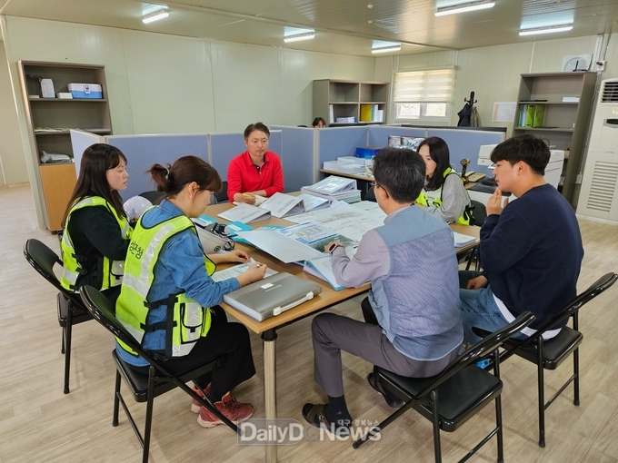 의성군, 중대재해 예방 대규모 공사장 안전점검