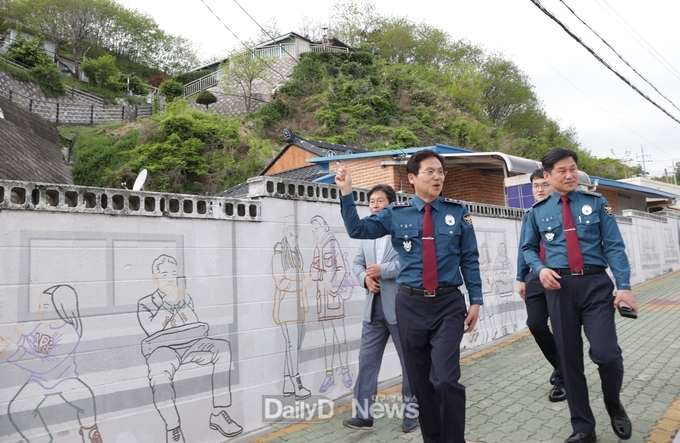 경북경찰청장, 영주 여성‧아동 안심귀갓길 현장 점검