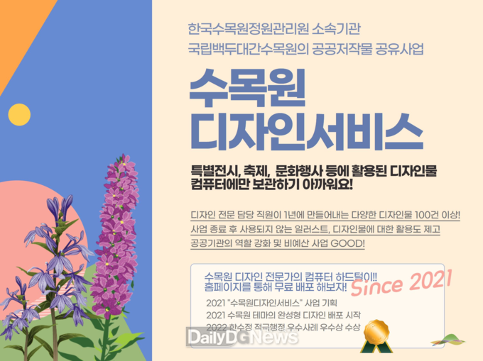웹플랫폼 ‘망고보드’ 내 수목원디자인서비스를 활용한 프레젠테이션 디자인