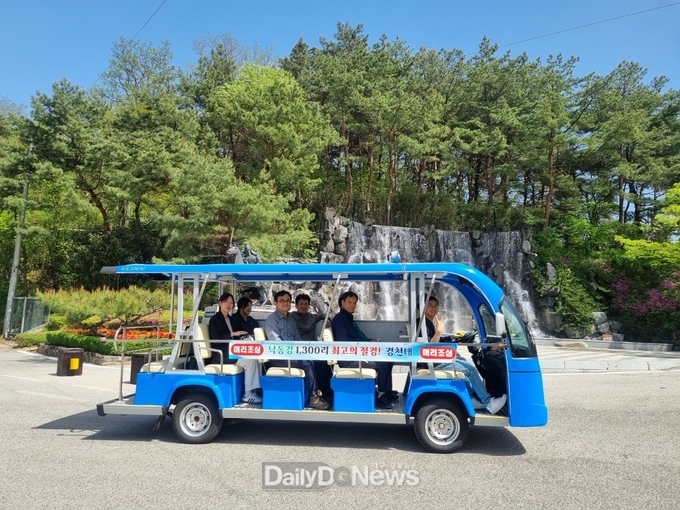 상주시, 경천대 관광지 전기버스 운행 개시