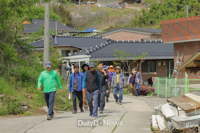집중호우에 따른 산사태 대비, 마을대피소 훈련 실시