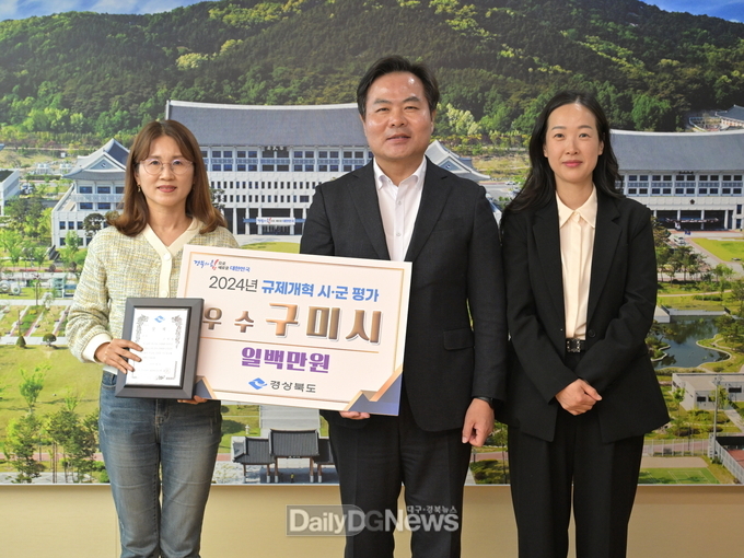 구미시, 경상북도 규제개혁 추진 실적 평가 ‘우수상’ 수상