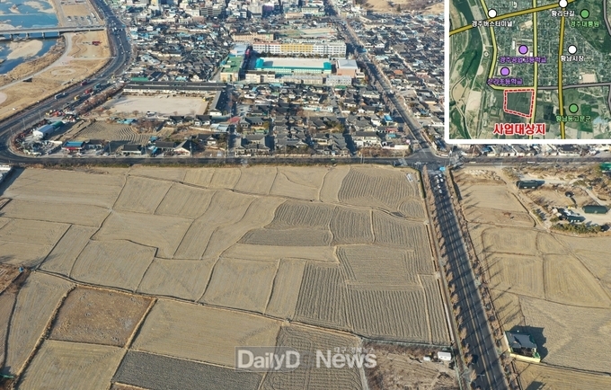 경주 황리단길 초입에 조성될 ‘경주 문화관광 통합 환승주차장’ 위치도