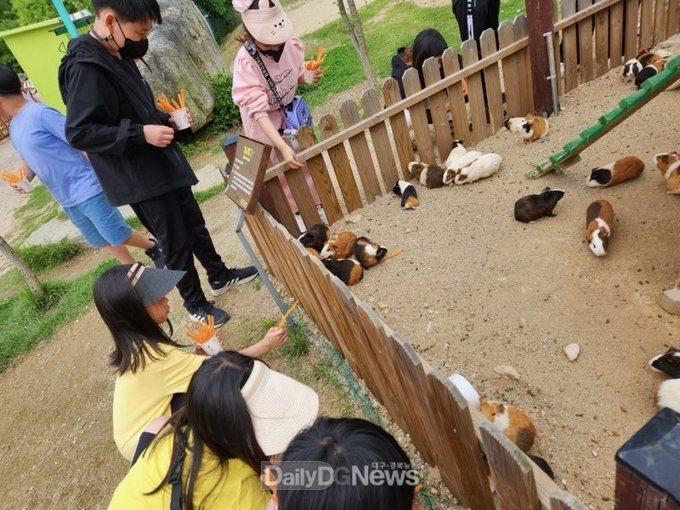 구미시, 지역아동센터 아동들 쥬쥬동산에서 추억만들다!