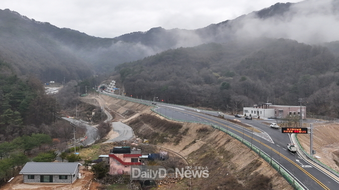 마구령터널 전경