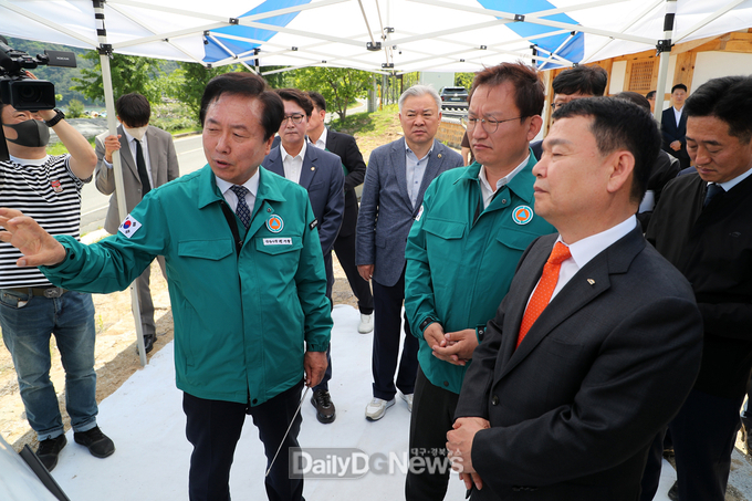 윤석대 한국수자원공사 사장, 도산대교 건설예정지 방문