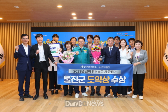 울진군, 2023년 실적 시군평가 실적향상 최우수 시군선정